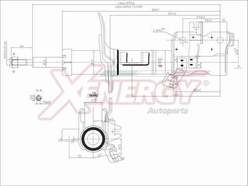 AP XENERGY X196339 - Amortizators www.autospares.lv