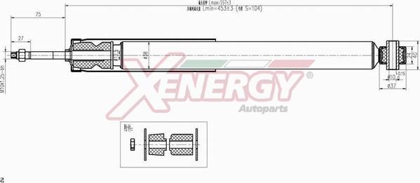 AP XENERGY X198553 - Amortizators autospares.lv