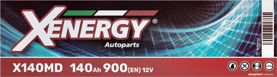 AP XENERGY X140MD - Startera akumulatoru baterija www.autospares.lv