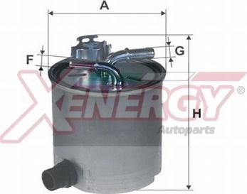 AP XENERGY X1599805 - Degvielas filtrs www.autospares.lv