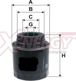 AP XENERGY X1596412 - Oil Filter www.autospares.lv