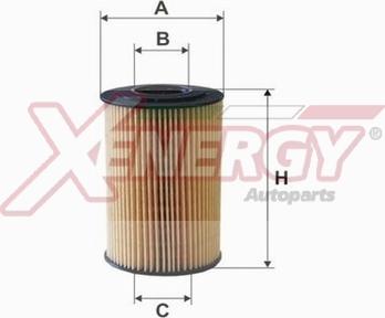 AP XENERGY X1596744 - Eļļas filtrs www.autospares.lv