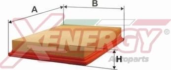 AP XENERGY X1590038 - Gaisa filtrs autospares.lv