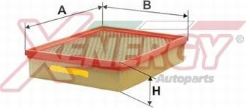 AP XENERGY X1591942 - Gaisa filtrs autospares.lv