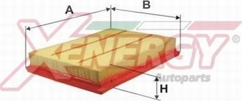 AP XENERGY X1591544 - Gaisa filtrs www.autospares.lv