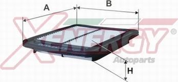 AP XENERGY X1591073 - Gaisa filtrs www.autospares.lv