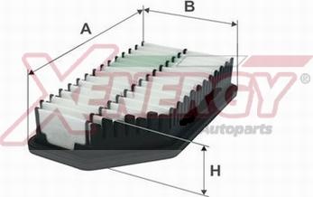 AP XENERGY X1591228 - Gaisa filtrs autospares.lv