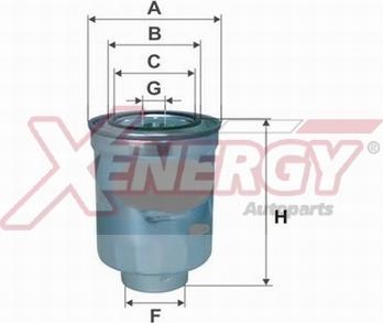 AP XENERGY X1598523 - Fuel filter www.autospares.lv