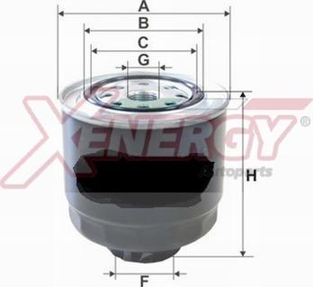 AP XENERGY X1598522 - Топливный фильтр www.autospares.lv