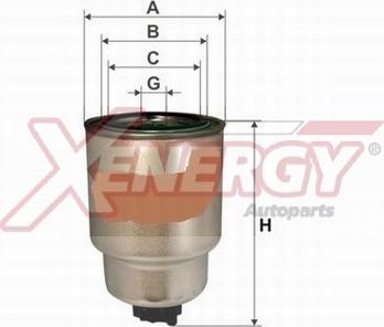 AP XENERGY X1598571 - Degvielas filtrs www.autospares.lv