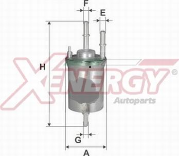 AP XENERGY X1598363 - Degvielas filtrs autospares.lv