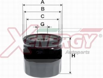 AP XENERGY X1541500 - Eļļas filtrs autospares.lv