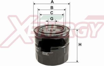 AP XENERGY X155107 - Eļļas filtrs autospares.lv