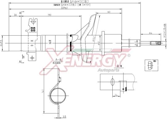 AP XENERGY X156334 - Амортизатор www.autospares.lv