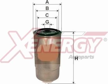 AP XENERGY X1500409 - Degvielas filtrs autospares.lv