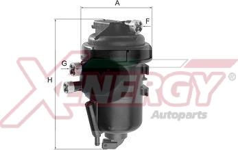 AP XENERGY X1508400 - Degvielas filtrs autospares.lv