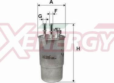 AP XENERGY X1510502 - Degvielas filtrs autospares.lv