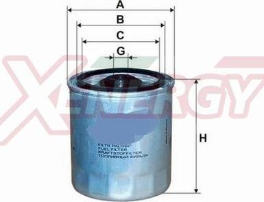 AP XENERGY X1510115 - Degvielas filtrs www.autospares.lv