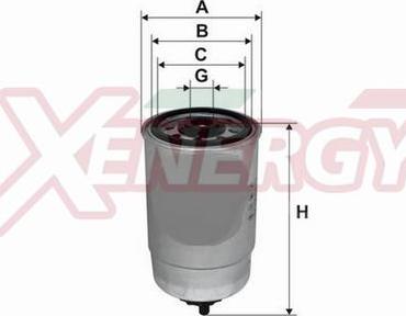 AP XENERGY X1510408 - Degvielas filtrs www.autospares.lv