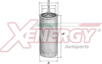 AP XENERGY X1535200 - Degvielas filtrs www.autospares.lv