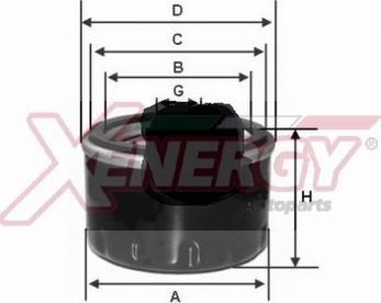 AP XENERGY X1537500 - Eļļas filtrs www.autospares.lv