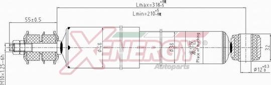 AP XENERGY X152553 - Amortizators www.autospares.lv