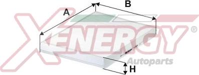 AP XENERGY X11667 - Filtrs, Salona telpas gaiss www.autospares.lv