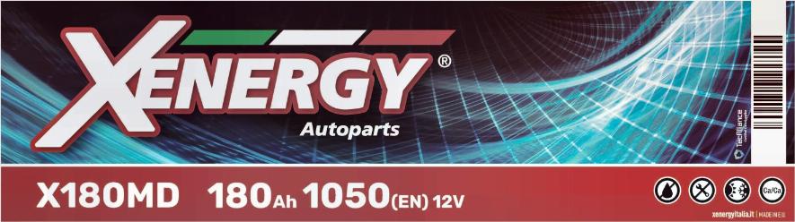 AP XENERGY X180MD - Startera akumulatoru baterija www.autospares.lv