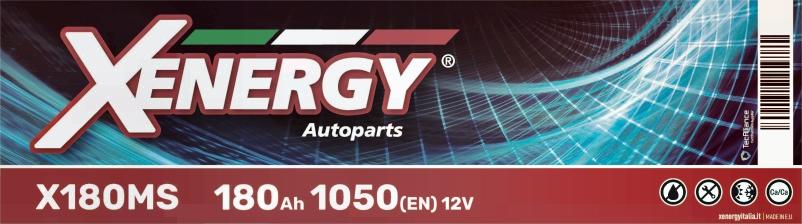 AP XENERGY X180MS - Startera akumulatoru baterija www.autospares.lv