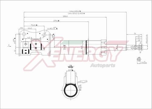 AP XENERGY X139334 - Amortizators autospares.lv