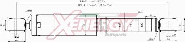 AP XENERGY X124444 - Амортизатор www.autospares.lv