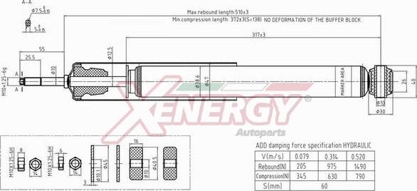 AP XENERGY X177553 - Amortizators autospares.lv