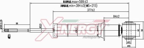 AP XENERGY X841341 - Amortizators autospares.lv