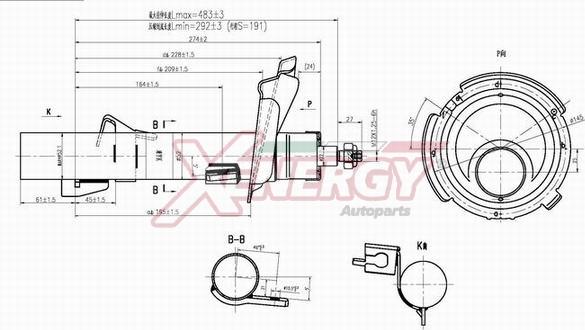 AP XENERGY X843334 - Amortizators autospares.lv