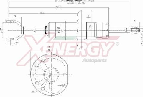 AP XENERGY X842341 - Amortizators autospares.lv