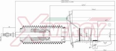 AP XENERGY X804335 - Амортизатор www.autospares.lv