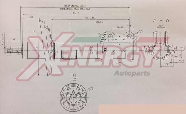 AP XENERGY X8004334 - Amortizators autospares.lv