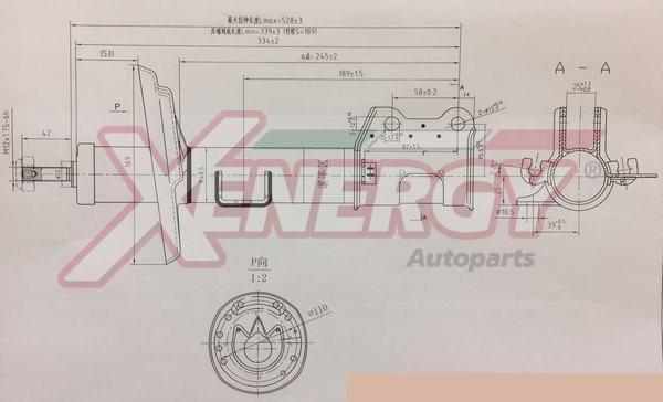 AP XENERGY X8003334 - Amortizators autospares.lv