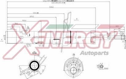 AP XENERGY X8015333 - Amortizators www.autospares.lv