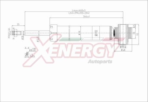 AP XENERGY X814341 - Амортизатор www.autospares.lv