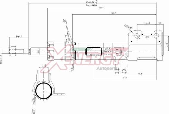 AP XENERGY X818334 - Amortizators www.autospares.lv