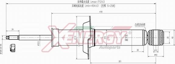 AP XENERGY X813341 - Amortizators autospares.lv