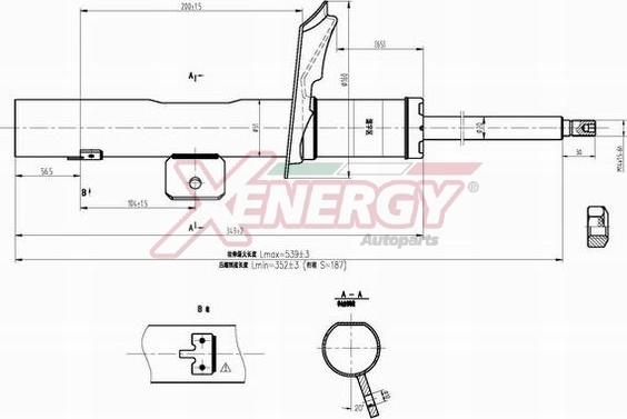 AP XENERGY X839633 - Amortizators autospares.lv