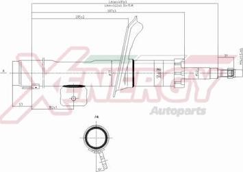 AP XENERGY X839333 - Amortizators www.autospares.lv