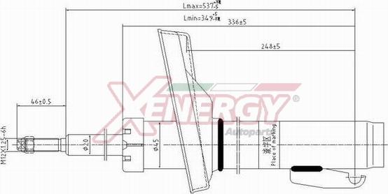 AP XENERGY X835633 - Амортизатор www.autospares.lv