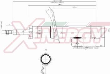 AP XENERGY X838333 - Amortizators www.autospares.lv