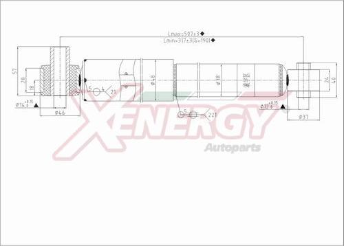 AP XENERGY X393343 - Amortizators autospares.lv