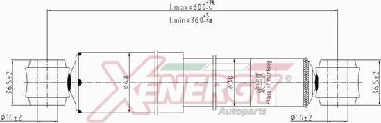 AP XENERGY X355343 - Amortizators autospares.lv