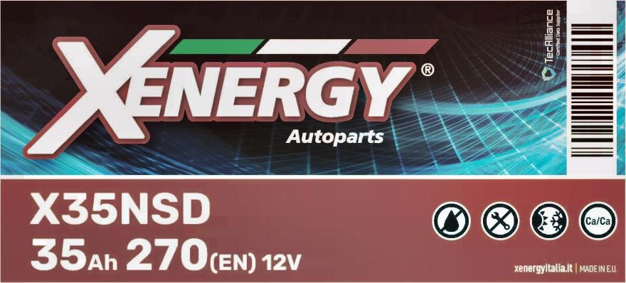 AP XENERGY X35NSD - Startera akumulatoru baterija www.autospares.lv