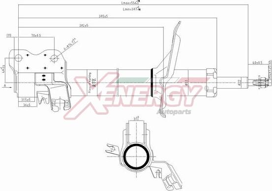 AP XENERGY X360334 - Amortizators autospares.lv